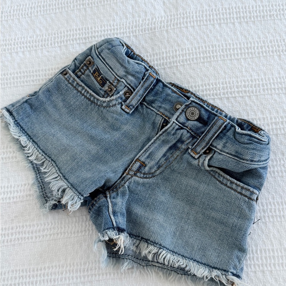 Ralph Lauren Denim Shorts. LIKE NEW! Size 2T